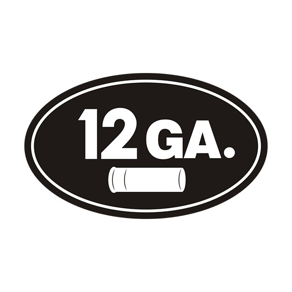12 GAUGE 12 GA Ammo Can LABELS STICKERS DECALS for 12GA 4 pack YW 3"x1.15" 