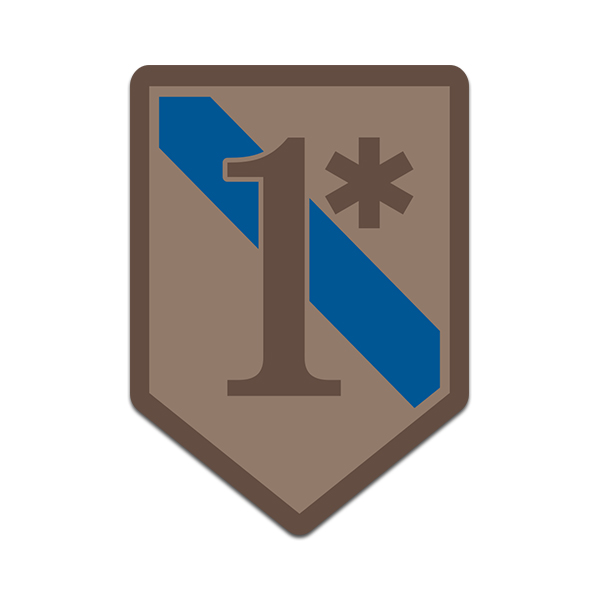 1* Asterisk Ass to Risk Tan Thin Blue Line Officer Sticker Decal