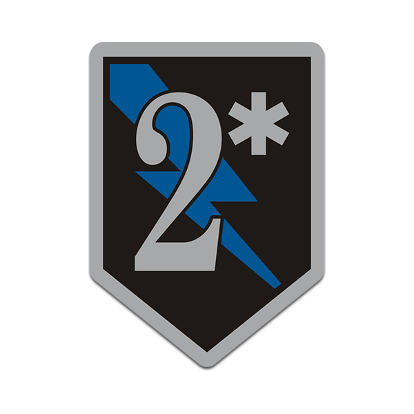 2* Asterisk SWAT Sticker