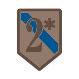 2* Asterisk Ass to Risk Tan Thin Blue Line K9 Unit Sticker Decal