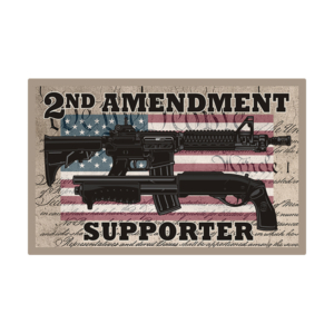 2nd Amendment American Flag Sticker Decal Guns 2A We the People V2 Rotten Remains