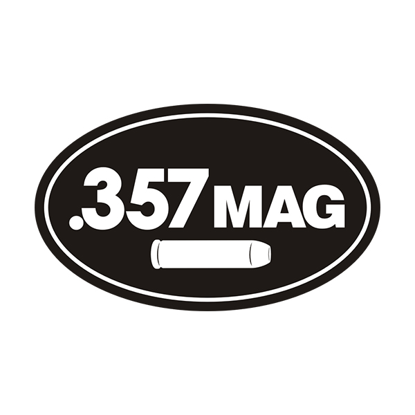 5"x3" Ammunition Can 357 Mag Sticker 2 PACK 357 Magnum Ammo Box Decal 