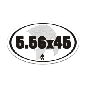 5.56 x 45 Ammo Can Decal 556 Molon Labe Vinyl Sticker Rotten Remains