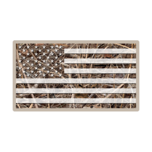 American Camo Flag Hunting Camouflage Sticker Decal