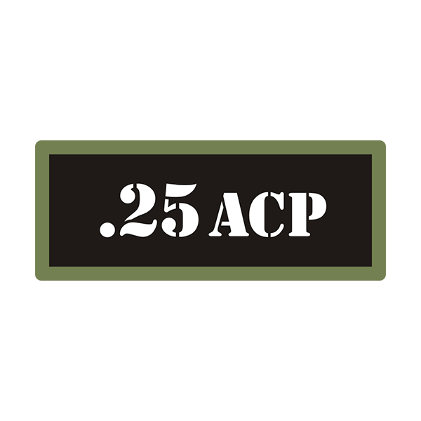 .25 ACP Ammo Can Vinyl Label Sticker Box Case Decal V3 Rotten Remains