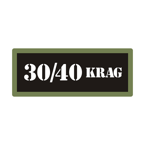 30/40 KRAG Ammo Can Vinyl Label Sticker Box Case Decal V3 Rotten Remains