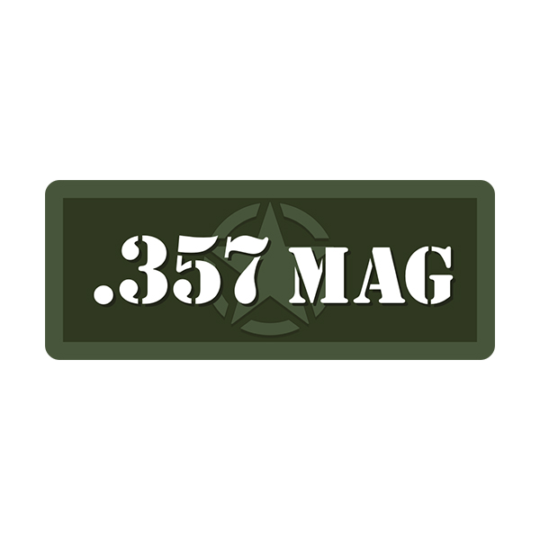 .357 MAG Ammo Can Vinyl Label Sticker Box Case Decal V5 Rotten Remains