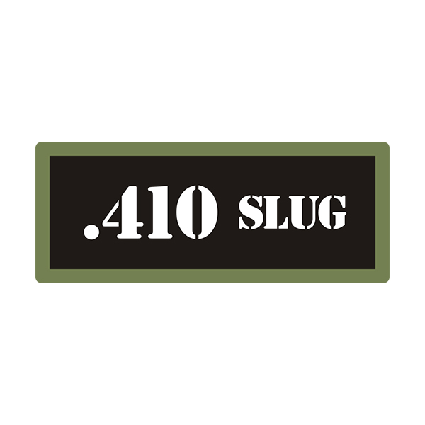 .410 SLUG Ammo Can Vinyl Label Sticker Box Case Decal V3 Rotten Remains