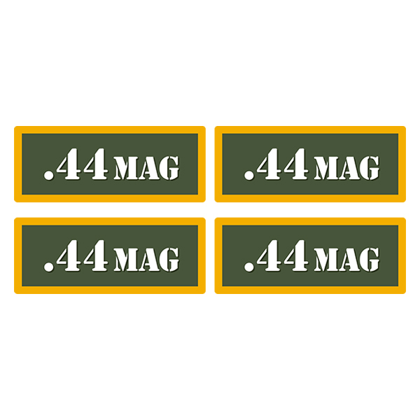 .44 MAG Ammo Can Label Sticker 4PK Box Case Decal V4 Rotten Remains