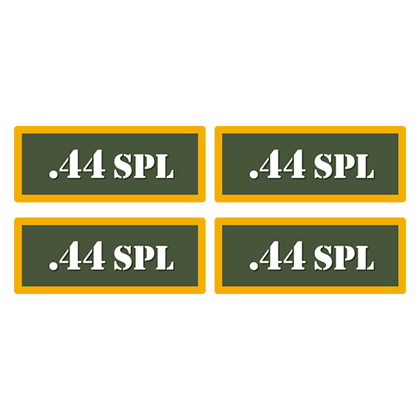 .44 SPL Ammo Can Label Sticker 4PK Box Case Decal V4 Rotten Remains
