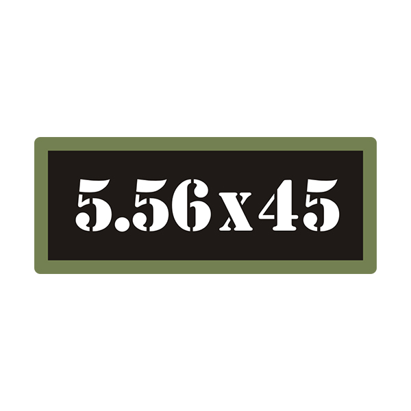 5.56×45 Ammo Can Vinyl Label Sticker Box Case Decal V3 Rotten Remains