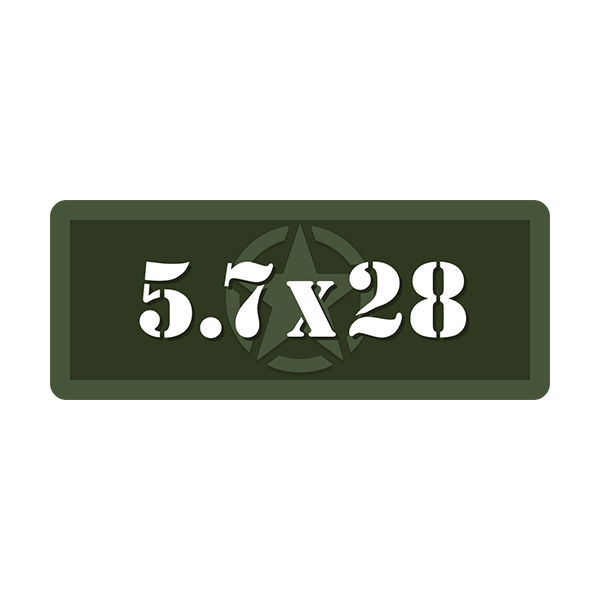 5.7×28 Ammo Can Vinyl Label Sticker Box Case Decal V5 Rotten Remains