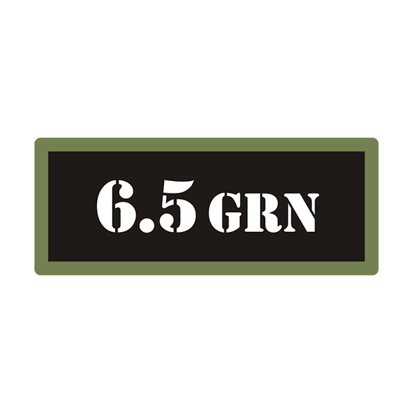6.5 GRN Ammo Can Vinyl Label Sticker Box Case Decal V3 Rotten Remains
