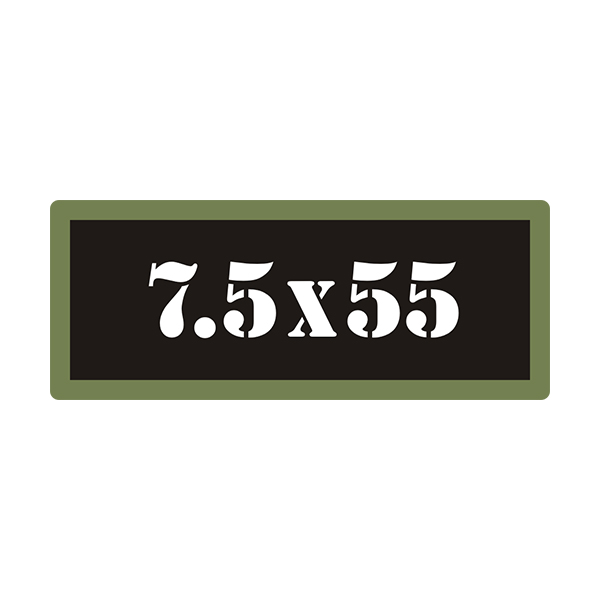 7.5×55 Ammo Can Vinyl Label Sticker Box Case Decal V3 Rotten Remains
