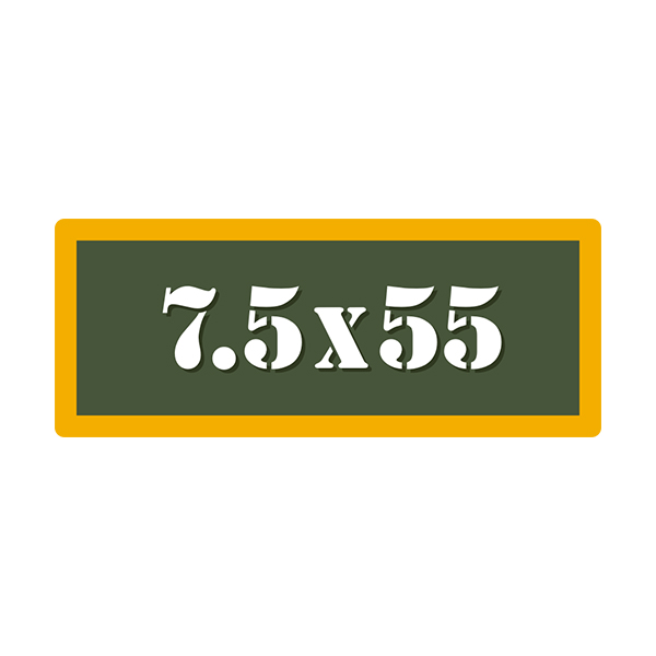 7.5×55 Ammo Can Vinyl Label Sticker Box Case Decal V4 Rotten Remains