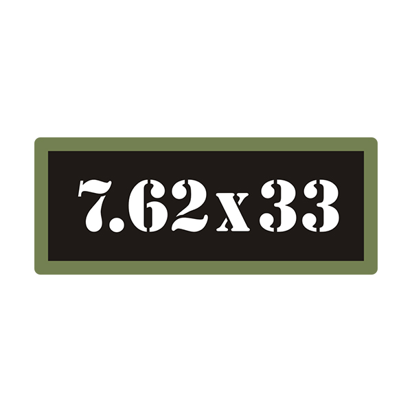 7.62×33 Ammo Can Vinyl Label Sticker Box Case Decal V3 Rotten Remains