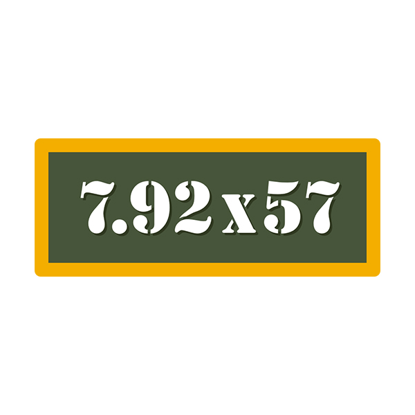 7.92×57 Ammo Can Vinyl Label Sticker Box Case Decal V4 Rotten Remains