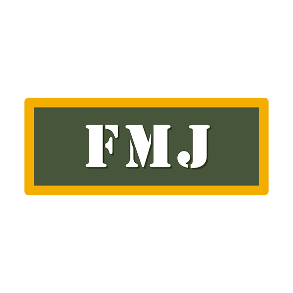 FMJ Full Metal Jacket Ammo Can Vinyl Label Sticker Case Decal V4 Rotten Remains