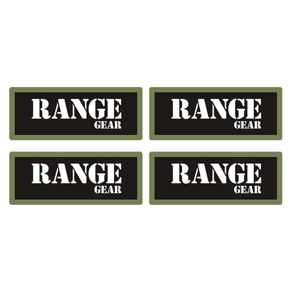Range Gear Ammo Can Label Sticker 4PK Box Case Decal V3 Rotten Remains