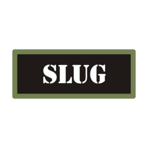 Slug Ammo Can Vinyl Label Sticker Box Case Decal V3 Rotten Remains