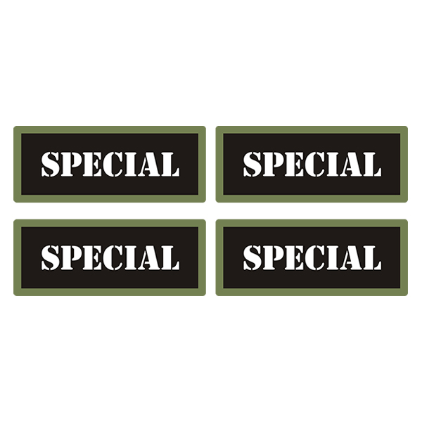 Special Ammo Can Label Sticker 4PK Box Case Decal V3 Rotten Remains