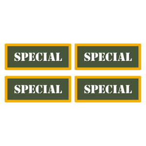 Special Ammo Can Label Sticker 4PK Box Case Decal V4 Rotten Remains