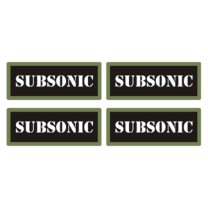 Subsonic Ammo Can Label Sticker 4PK Box Case Decal V3 Rotten Remains