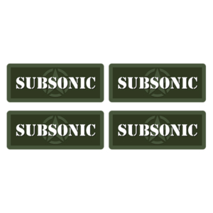 Subsonic Ammo Can Label Sticker 4PK Box Case Decal V5 Rotten Remains