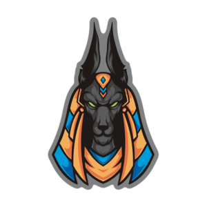 Anubis Egyptian God Sticker