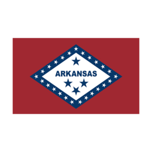 Arkansas State Flag AR Vinyl Sticker Decal Rotten Remains