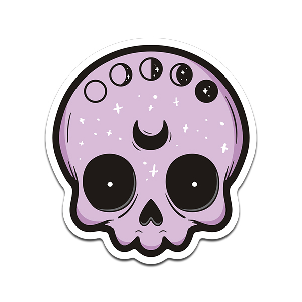 Baby Mystic Skull Sticker Decal