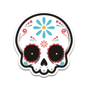 Baby Sugar Skull Sticker Decal