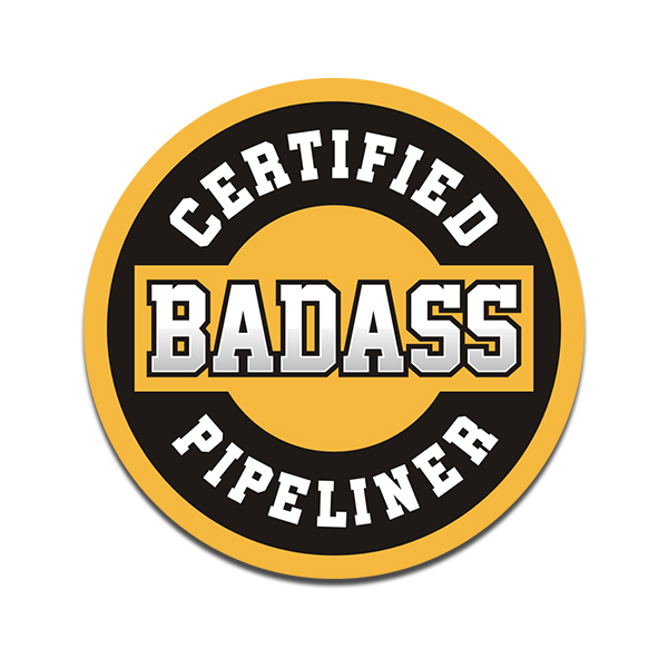3 helmet Stickers H588 Certified Bad Ass Boss Man 2” Hard Hat 