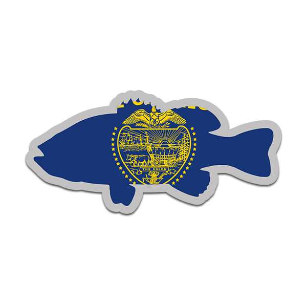 Oregon Fishing sticker