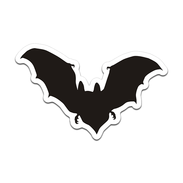 Black Bat Sticker Decal