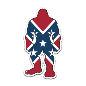 Bigfoot Rebel Flag Sticker V1