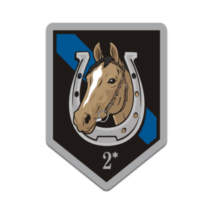 Mounted Patrol Unit Buckskin Horse Sticker Decal