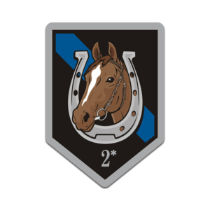 Mounted Patrol Unit Chestnut Sorrel Horse Sticker Decal