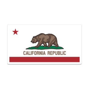 California Sticker Decal Vinyl State Flag CA V3 Rotten Remains