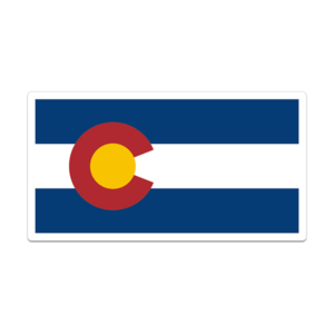 Colorado Sticker Decal Vinyl State Flag CO V3 Rotten Remains