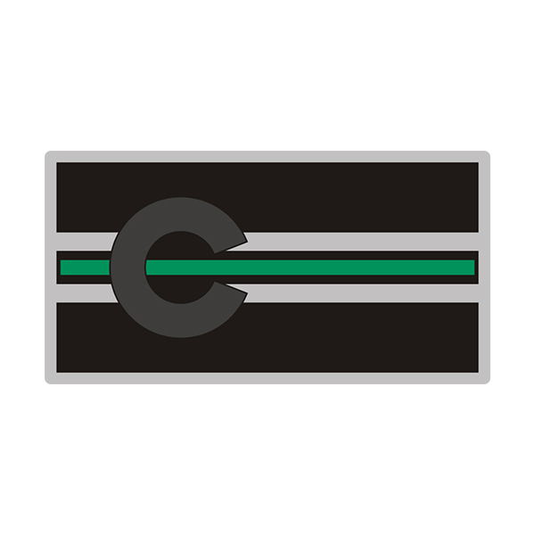 Colorado Sticker Decal Vinyl Thin Green Line State Flag CO V3 Rotten Remains