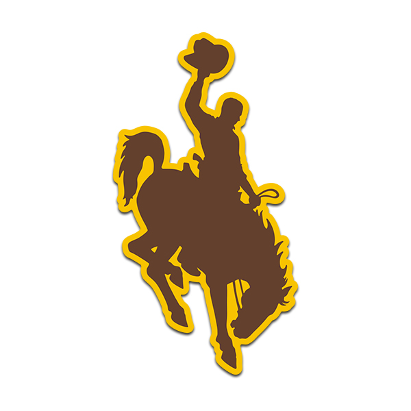 Rodeo Bucking Horse Cowboy Rider Country Western Vinyl Sticker Decal Rotten Remains