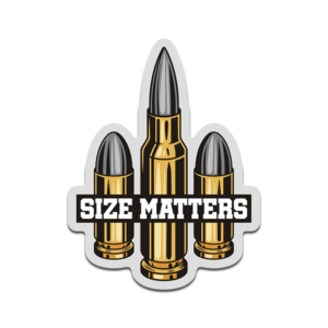 Size Matters Sticker Decal