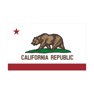 California State Flag CA Vinyl Sticker Decal Rotten Remains