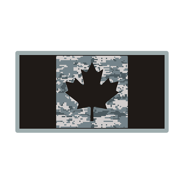 Canada Flag Green Digital Camo Canadian Decal Sticker V3 Rotten Remains
