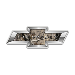 Chevrolet Camo Bow Tie Chevy Hunting Camouflage Sticker Decal Rotten Remains
