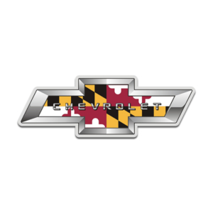Chevrolet Maryland State Flag Bow Tie MD Chevy Sticker Decal Rotten Remains