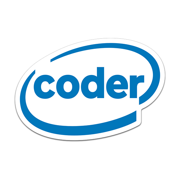 Coder Inside Sticker Decal IT Software Programmer Computer Network Laptop V1 Rotten Remains
