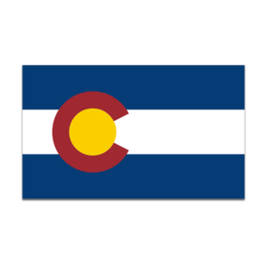 Colorado State Flag CO Vinyl Sticker Decal Rotten Remains