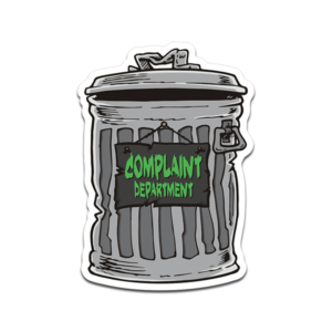 Complaint Department Sticker Decal